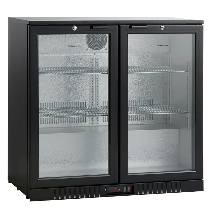 Ledusskapis-vitrīna 158L BB211HBA